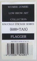 ☆保管品!ステッカー LOWBROW ART COLLECTION KNUCKLE【FLAGGER】50枚セット ②☆　_画像3