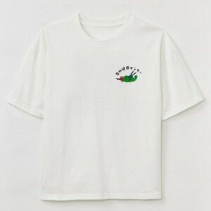  prompt decision hot water . Izumi Soka health center lady's T-shirt [M-L] tag equipped 35 anniversary Soka sauna center 