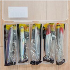 ルアー5点セットケース付き10センチ
