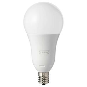 IKEA LED電球 E17 440ルーメン, TRADFRI ワイヤレス調光 カラー＆ホワイトスペクトラム/球形 オパールホワイト送料￥750!