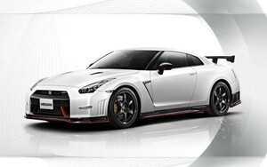 Art hand Auction 日产 GT-R R35 NISMO 2015 款 白色涂装壁纸海报 特大宽版 921 x 576mm (可移除贴纸类型) 001W1, 汽车相关商品, 按汽车制造商, 日产