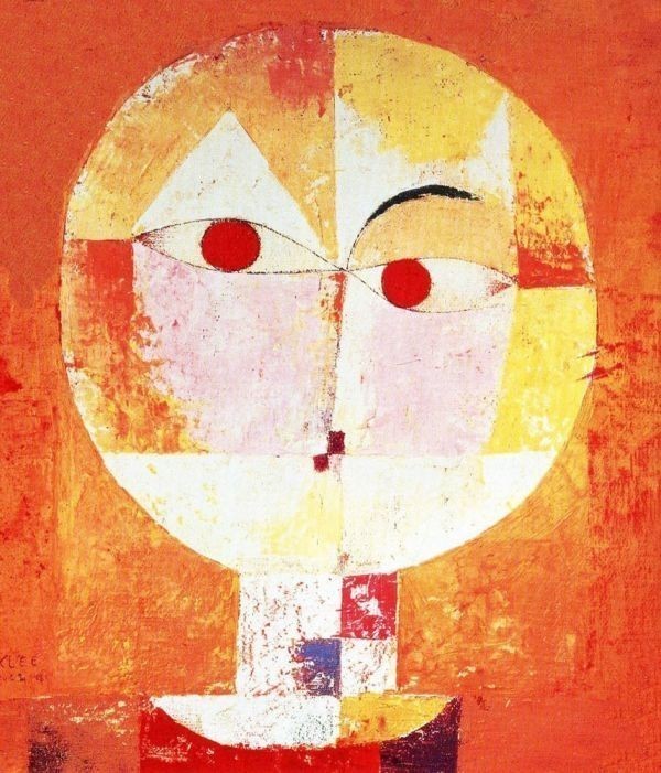 [Version pleine grandeur] Paul Klee Senecio expressionnisme peinture abstraite papier peint affiche 585x682mm autocollant pelable 007S1, peinture, peinture à l'huile, peinture abstraite