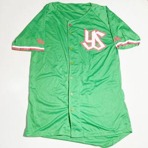 ヤクルトスワローズ swallows オフィシャル official ユニフォーム 緑 グリーン フリーサイズ