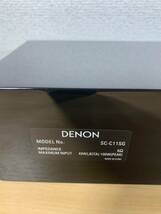 ★動作未確認★ DENON デノン　SC-C11SG ブラック センタースピーカー_画像3