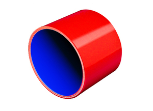 シリコンホース TOYOKING製 ストレート ショート 同径 内径Φ127mm 赤色 ロゴマーク無し 各種 工業用ホース 汎用品