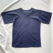 Made in USA CarletonCollege アメリカ製 ネイビーCC 半袖Tシャツ vintage_画像3