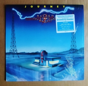 JOURNEY「RAISED ON RADIO」米ORIG [両面RL刻印] ステッカー有シュリンク美品