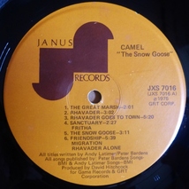 CAMEL「THE SNOW GOOSE」米ORIG [JANUS] シュリンク美品_画像5