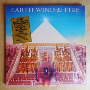 EARTH, WIND & FIRE「ALL ‘N ALL」米ORIG [初回JC規格ポスター有] ステッカー有シュリンク美品