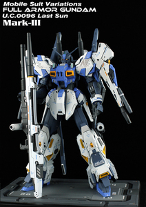 STICKLER_STUDIO製RE 1/100 FA-007GIII フルアーマーガンダムMk-III 改造パーツ　レジン　未組立