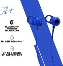 新品 送料無料 Skullcandy スカルキャンディ　S2JPW-M101 ブルー 青 生活防水 JIB＋ Bluetooth ワイヤレスイヤホン イヤフォン ドクロ_画像2