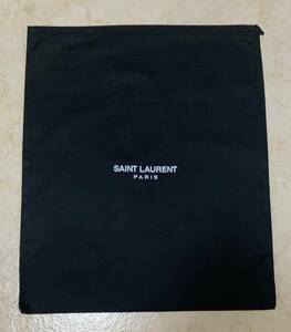 新品 Saint Laurent PARIS サンローラン 純正シューズ袋 巾着 保存袋 バッグ 黒 YSL DIOR GUCCI Hedi Slimane デニム