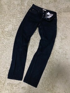 濃紺美品◆The Unbranded Denim◆Skinny Fit Heavyweight 21oz Indigo Selvedge UB121 ヘビーウェイトデニムパンツ ジーンズ