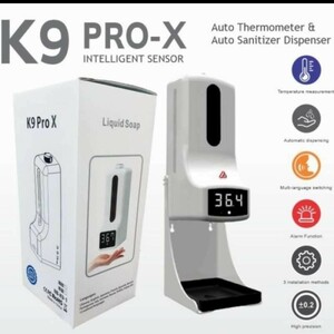 【美品】K9 Pro X 温度計自動手指消毒器　no.1188