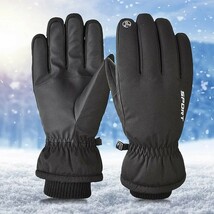 【ほぼ新品】レース手袋 WindproofGloves 暖かい アウトドア ライディング ノンスリップ 大人用 (Color : Black, Size : One Size)no.1003_画像2