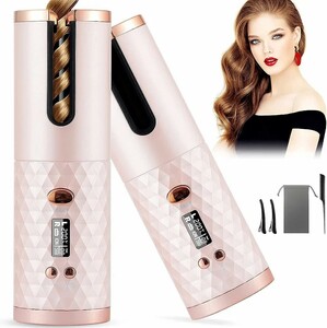 [ beautiful goods ] auto Karl iron USB charge cordless hair iron hair iron Karl 3 temperature adjustment possibility automatic Karl iron no.1077