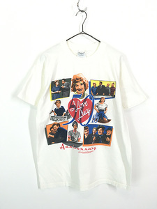 古着 00s I Love Lucy コメディ ドラマ 50周年 アニバーサリー マルチ フォト Tシャツ M 古着