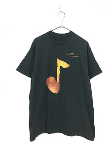 古着 00s 音符 ジャズ ミュージック フェス アート Tシャツ L位 古着