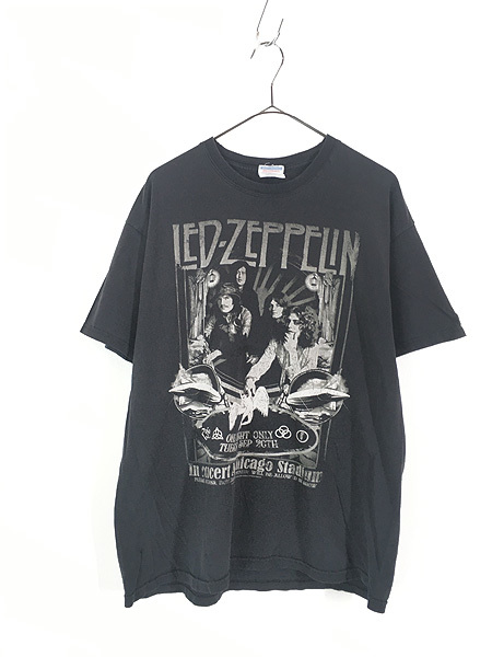 古着 00s LED ZEPPELIN 「ONE NIGHT CONCERT」 ロック バンド Tシャツ L 古着