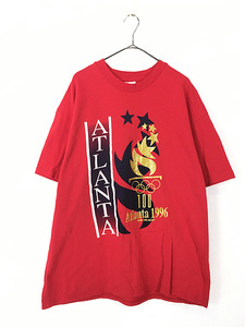 古着 90s アトランタ 五輪 オリンピック オフィシャル プロモ Tシャツ XL 古着