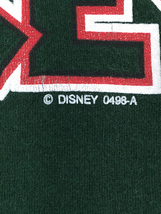 古着 90s USA製 Disney Mickey ミッキー フェイス BIG プリント キャラクター Tシャツ XL 古着_画像6