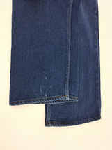 古着 80s Levi's for Me 「Action Jeans」 ストレッチ ブルー デニム パンツ ジーンズ ストレート W34 L29 古着_画像5