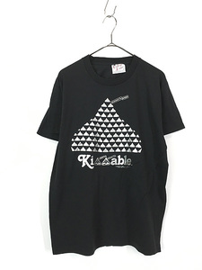 古着 90s HERSHEY'S ハーシーズ キスチョコ メタリック プリント 企業 Tシャツ L 古着