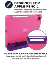 4.5千円 iPad Pro 保護ケース おしゃれに肩かけ！iPad Pro 11 ケース 斜めがけ可 ショルダーストラップ付 軽量 ピンク 子供_画像8