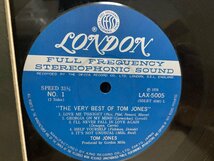 即決LP トム・ジョーンズ ラヴ・ミー・トゥナイト / THE VERY BEST OF TOM JONES / 帯付き LONDON LAX-5005 L11_画像2