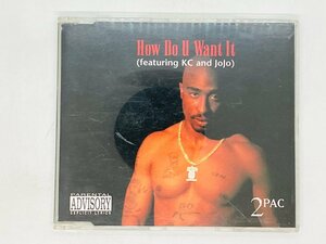 即決CD 2PAC How Do U Want It / featuring KC and JoJo / 2パック M04