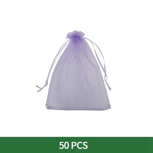 果物　フルーツ　保護　メッシュバッグ　家庭菜園　Purple　50PCS　 7cmx9cm