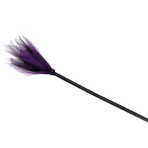 ハロウィン　プラスチック製　ほうき　パーティー　コスプレ　アイテム　A-Purple