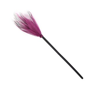  Halloween plastic broom party cosplay item B-Rose Red
