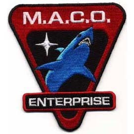  Star Trek |enta- prize against z.nji. military operation squad MACO embroidery badge 