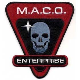  Star Trek |enta- prize mirror Universe version MACO embroidery badge 