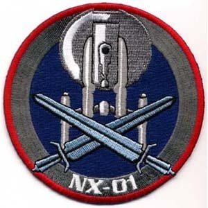  Star Trek |enta- prize mirror Universe NX-01 embroidery badge 