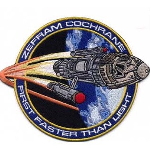  First * Contact Phoenix * Rocket embroidery badge 