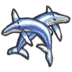  George . gray si-( The tou whale ) embroidery badge 