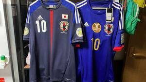 新品 adidas 正規品 サッカーアジア杯ユニフォーム　10番香川　未使用 アディダス JAPANワールドカップW杯予選パッチ