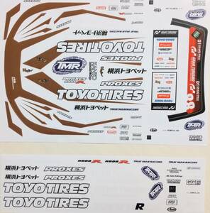 1/10 GR86用　TOYOTIRES ドリフト　デカールセット