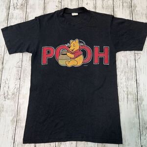 90s USA製 Winnie the Pooh DISNEY プーさん ディズニー 両面 プリント ビンテージ 半袖Tシャツ Characters