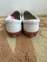 バンズ VANS スリッポン us10 白 honey gum ガム ヌバック_画像4