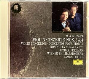 CD/ モーツァルト：ヴァイオリン協奏曲第3,4番 / パールマン(Vn)、レヴァイン& VPO
