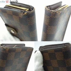 ★☆定形外郵便 送料無料【ルイヴィトン】Louis Vuitton 二つ折り財布 ダミエ ポルトフォイユ ヴィエノワ N61664 ホットスタンプあり ☆★の画像5