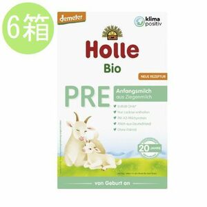 6 piece set ho reHolle organic goat flour milk PRE (0 months ~ newborn baby for ) 400g