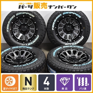 【未使用 美品】デルタフォース オーバル 17in 8.0J+20 139.7/6H MONSTA テレーングリッパー 265/65R17 プラド ハイラックス サーフ