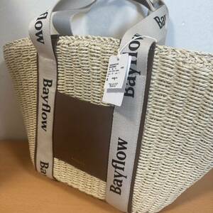  tag attaching unused BAYFLOW Bay flow Logo tape PP tote bag basket bag paper bag 