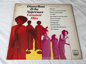 Diana Ross&The Supremes/Greatest Hits Volume 3 中古LP アナログレコード ダイアナ・ロス&ザ・シュプリームス MS-702 Vinyl