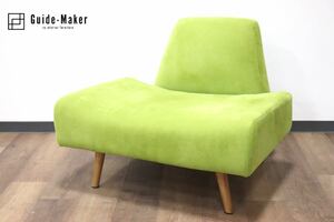 GMGN307○IDEE / イデー AO SOFA アーオソファ 1人掛けソファ シングルソファ ファブリック オーク材 モダン 定価約10万 展示品