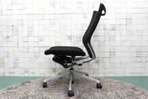 GMGT24B○okamura / オカムラ BARON バロンチェア オフィスチェア 事務椅子 スタンダードメッシュ ブラック 定価約12万_画像7